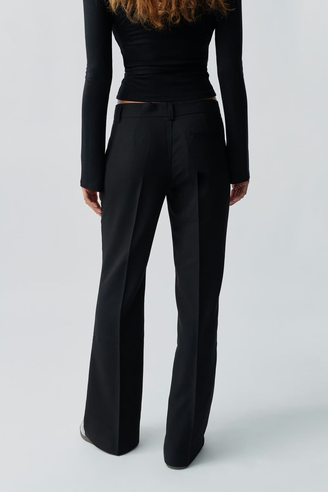 Relaxed bootcut trousers