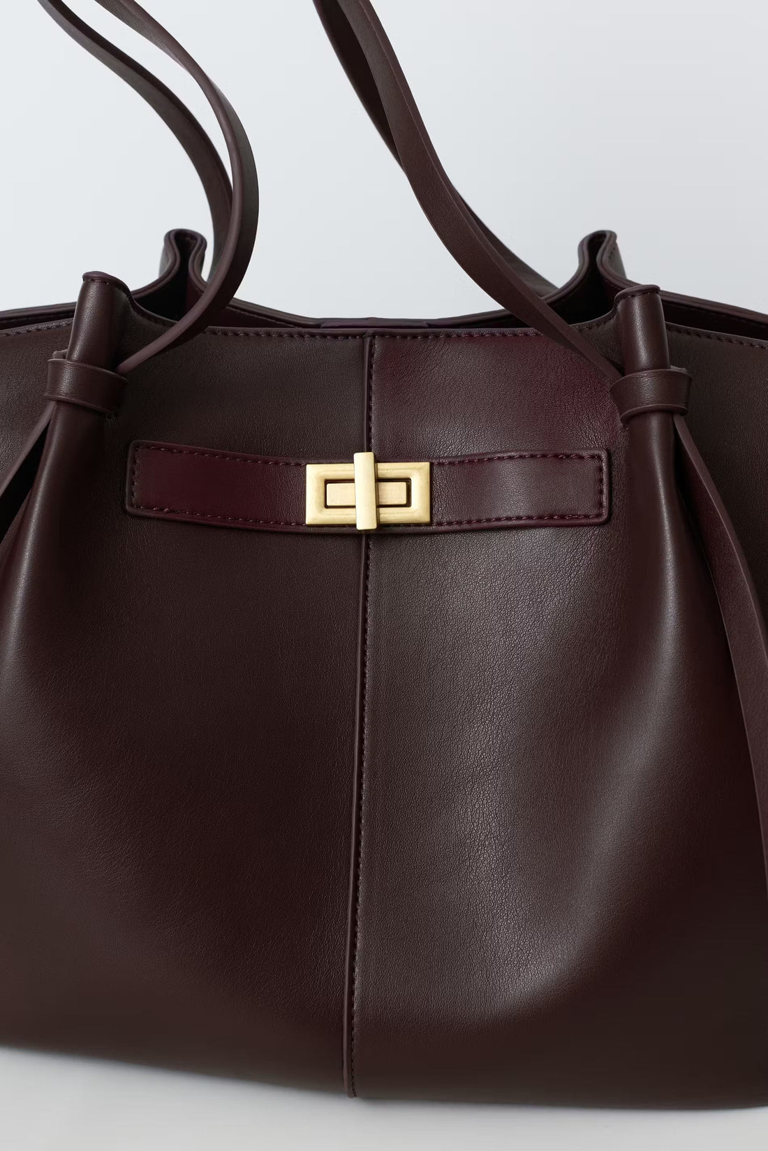 Long strap pu bag - Violet