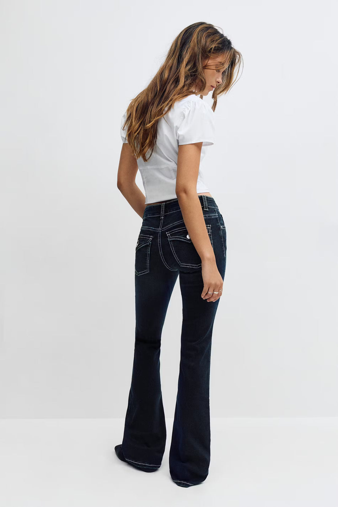 Y2k low bootcut jeans