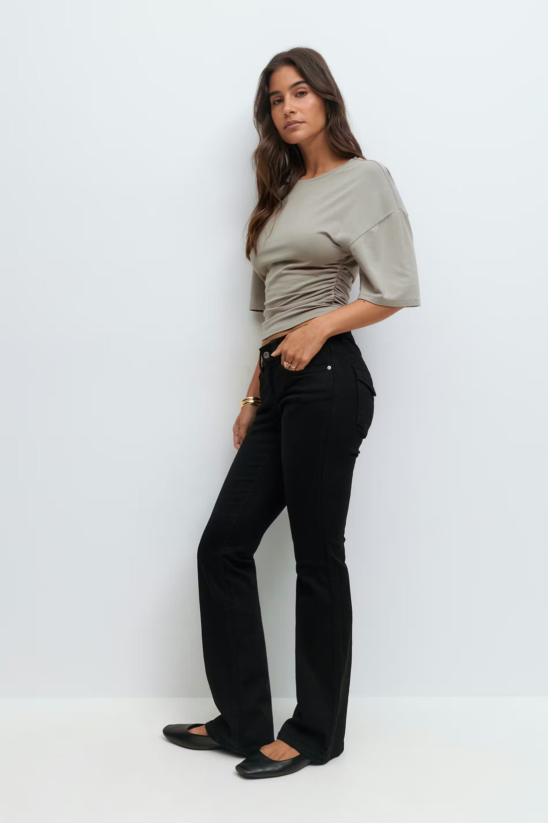 Y2k low bootcut jeans