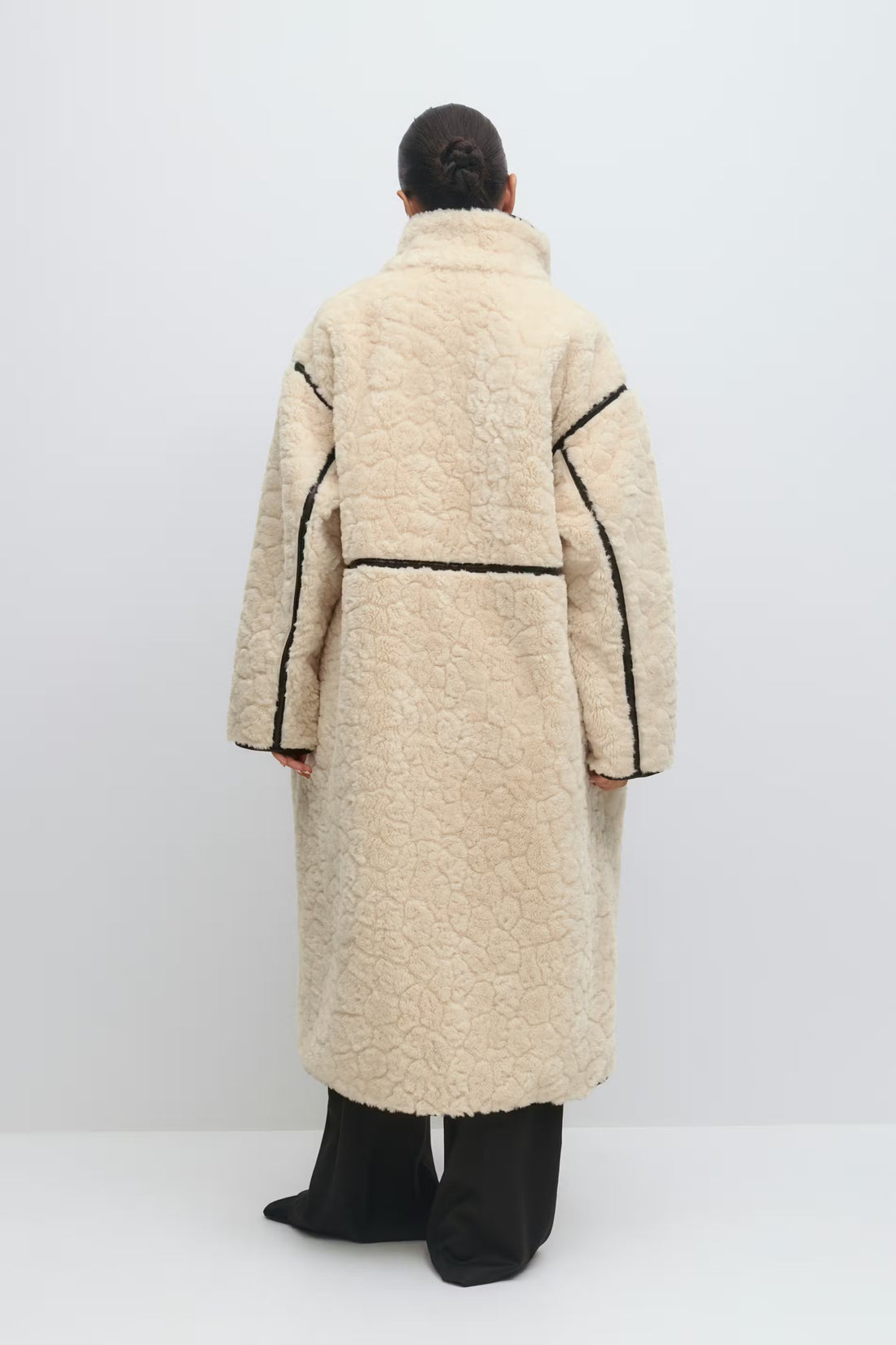 Faux fur bonded coat
