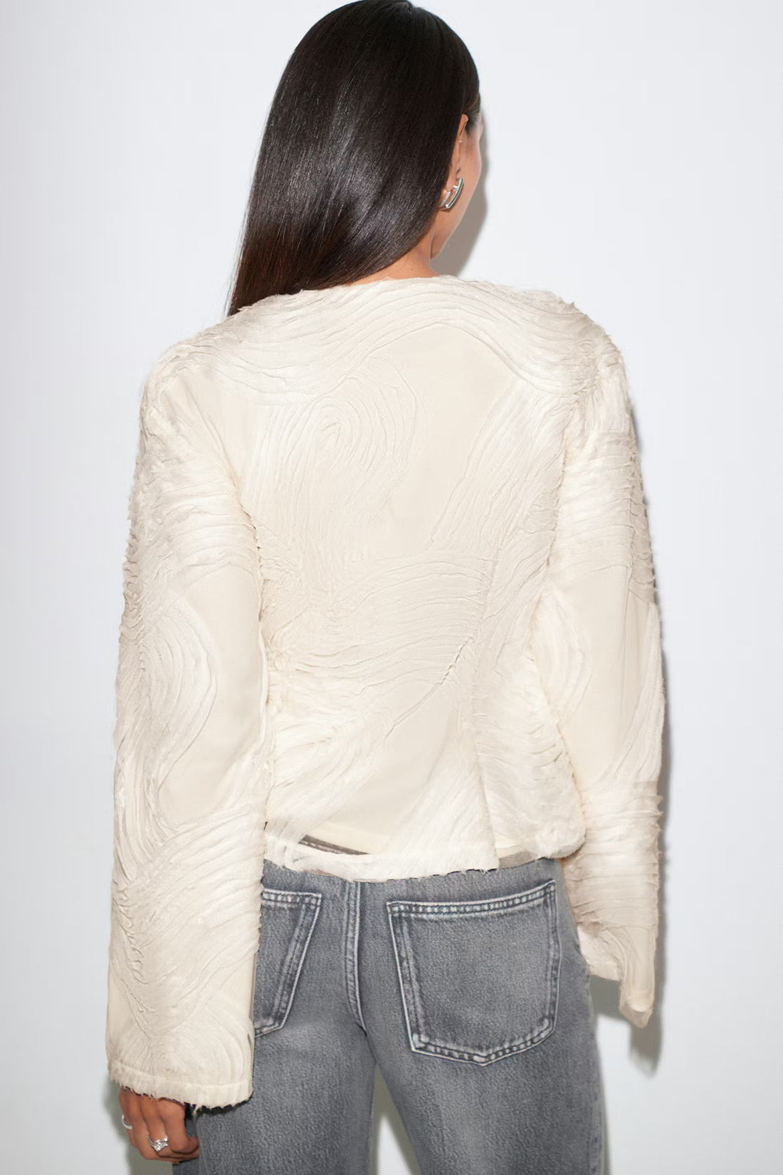 Structured shaped blouse