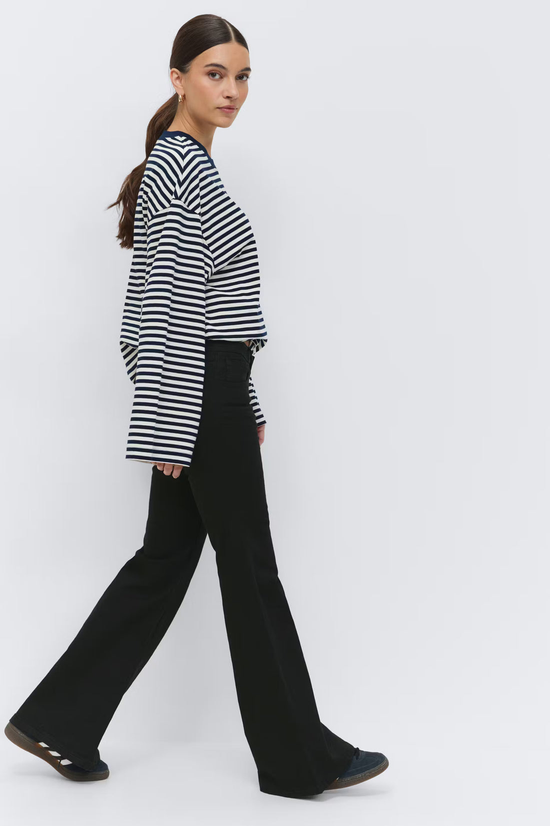 Ultra low flare jeans