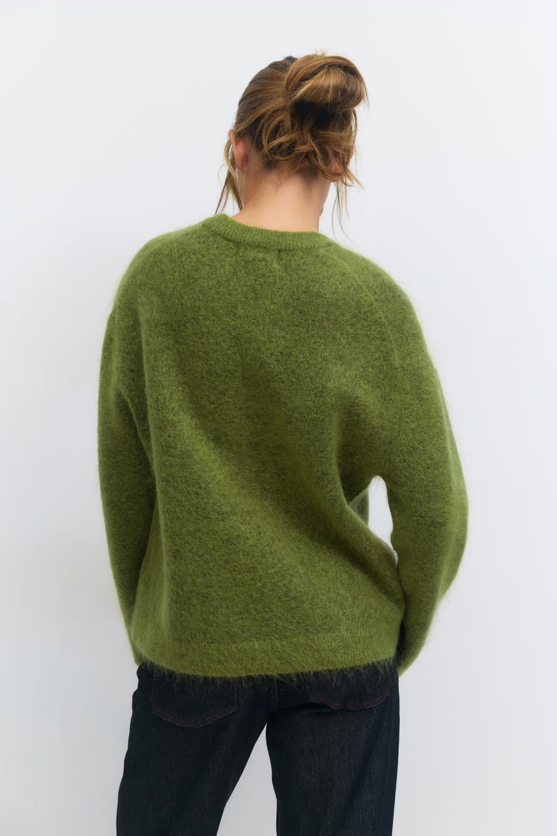 Mohair knitted sweater