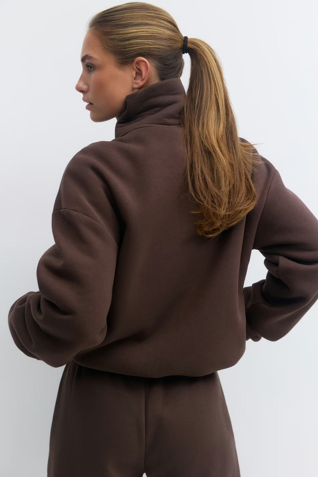 Soft sport zip sweater